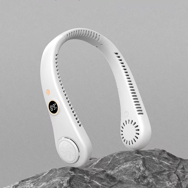Ventilateur de Cou Portable – Fraîcheur Instantanée